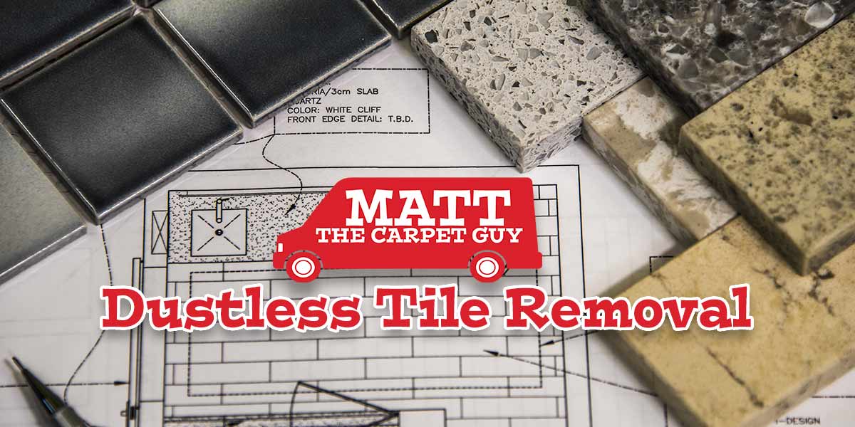 Dustless tile removal  in Ocean City and on the Eastern Shore